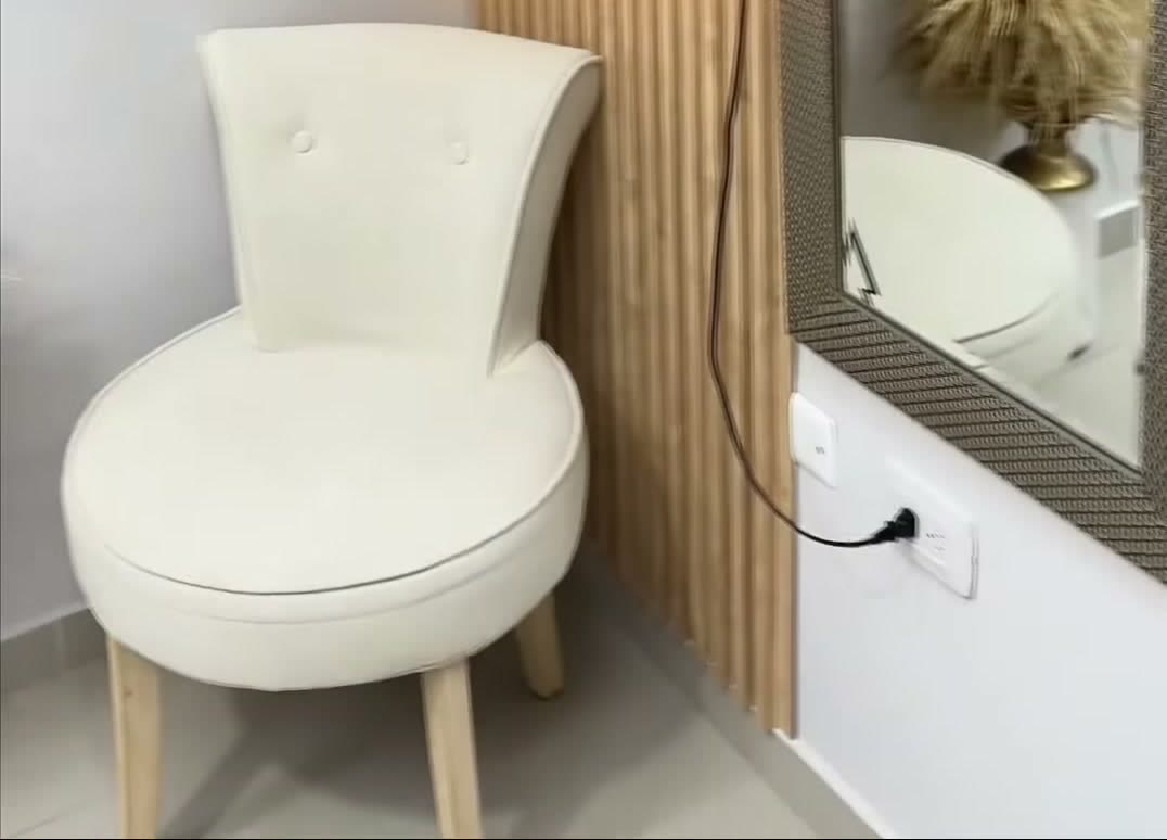 Rincón de descanso en una cabina